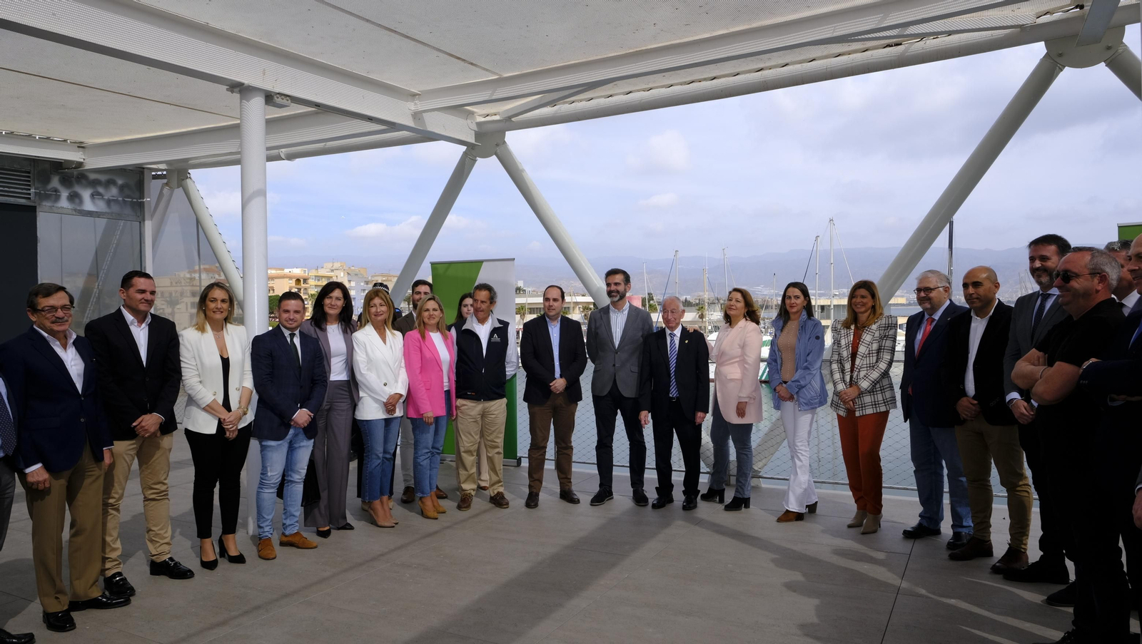 Imágenes de la inauguración de la Lonja del Puerto Pesquero de Roquetas de Mar