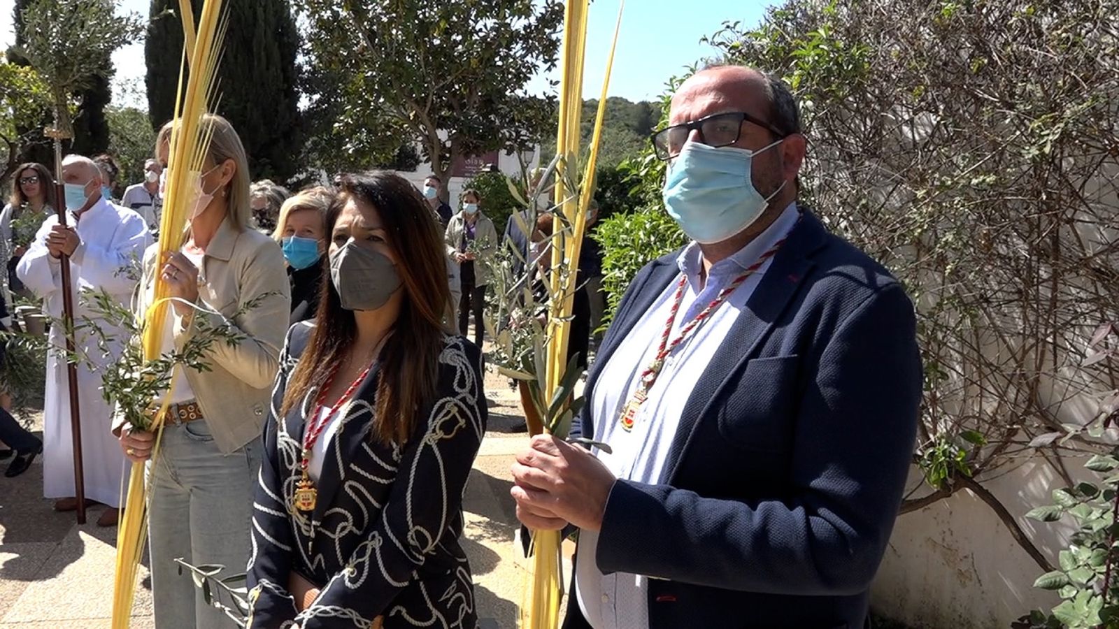 Las fotos del domingo de palmas y olivos en San Roque