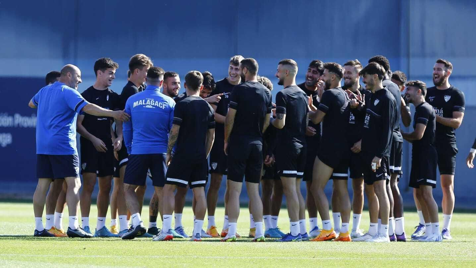 Las fotos del entrenamiento del Málaga CF antes de la visita del Oviedo
