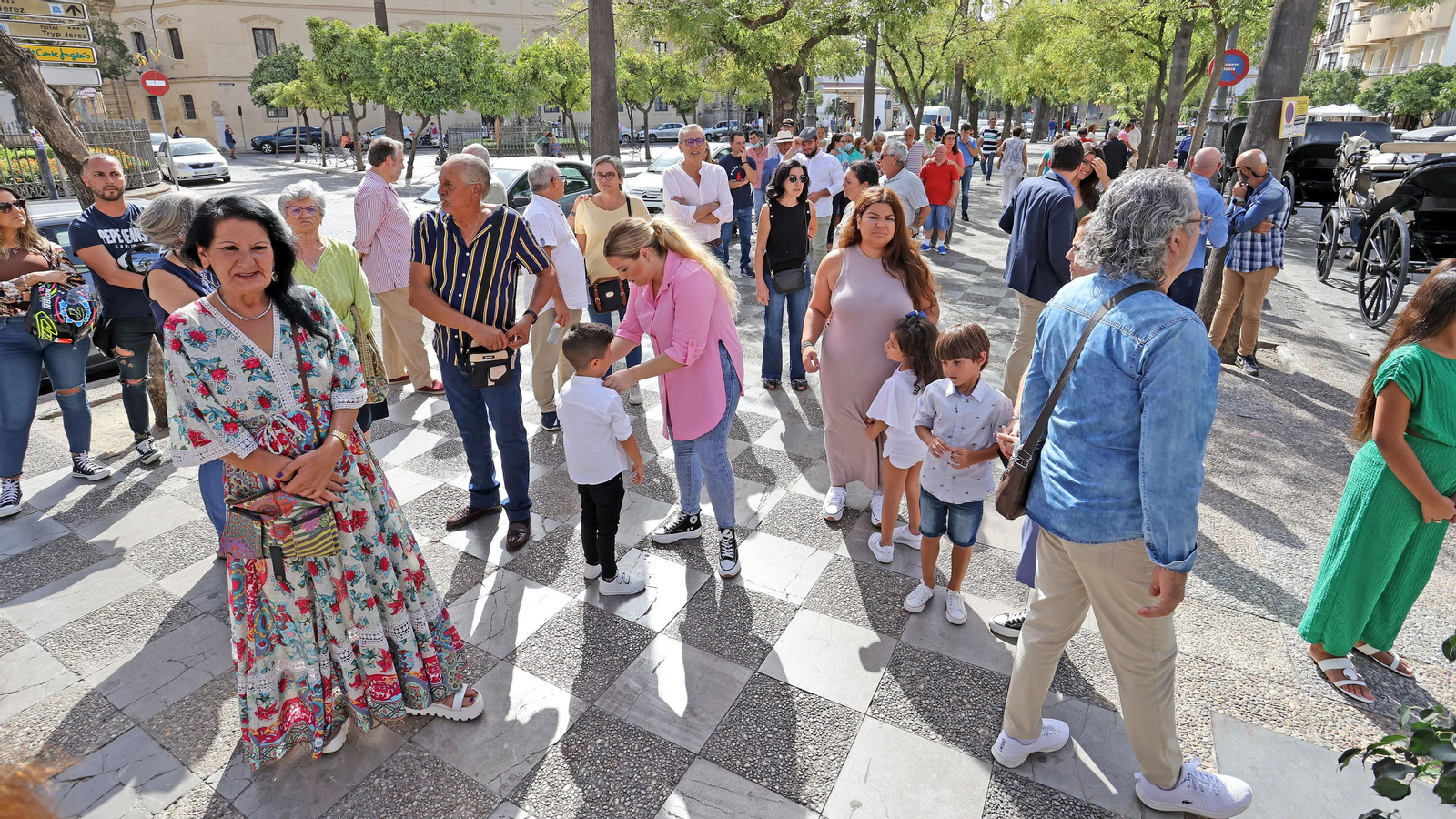 Homenaje al cochero Benito Fernández en Jerez