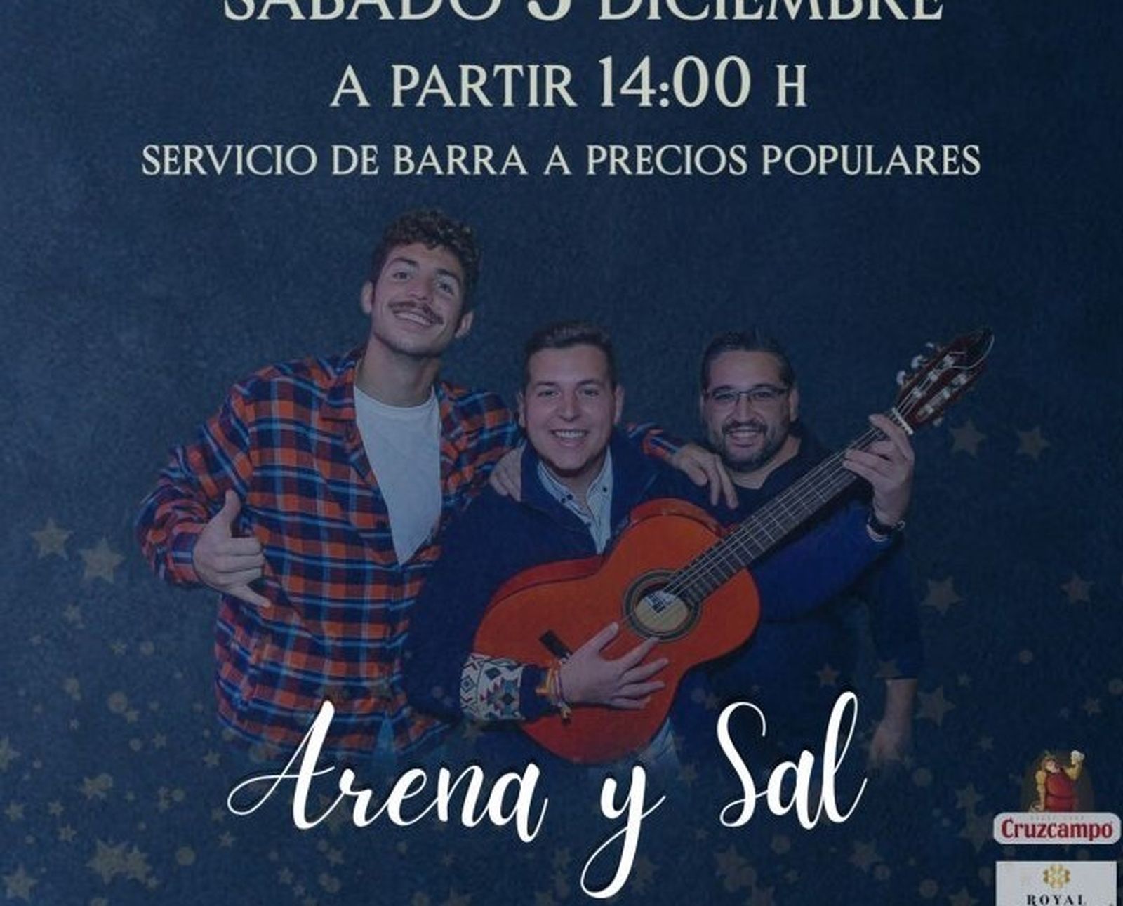 El grupo Arena y Sal será el encargado de amenizar la zambomba.