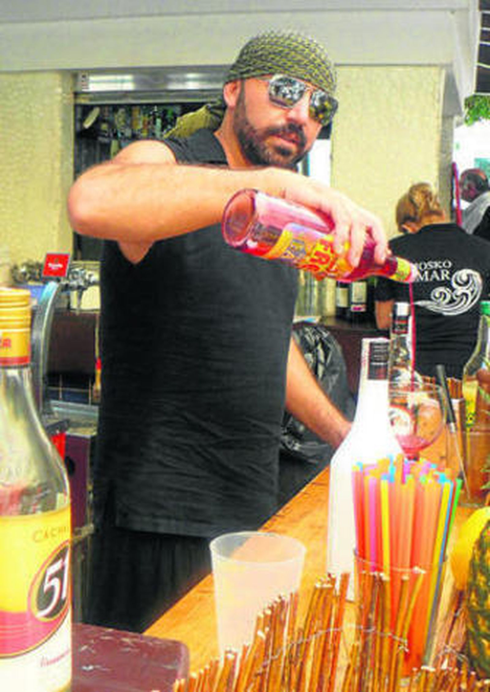 El Quiosco de la Virgen del Mar tiene un amplio surtido de cócteles.