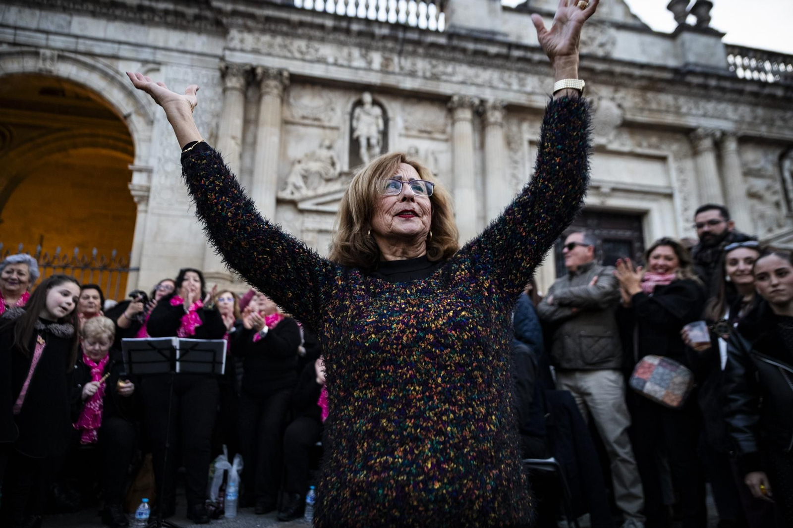 Imágenes del gran ambiente del 2º fin de semana de zambombas en Jerez