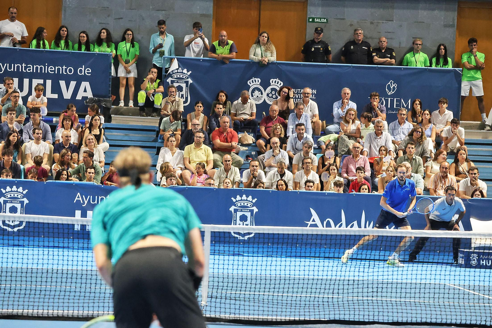 Imágenes de la final masculina de la Copa del Rey de tenis entre Daniil Medvedev y Alejandro Davidovich