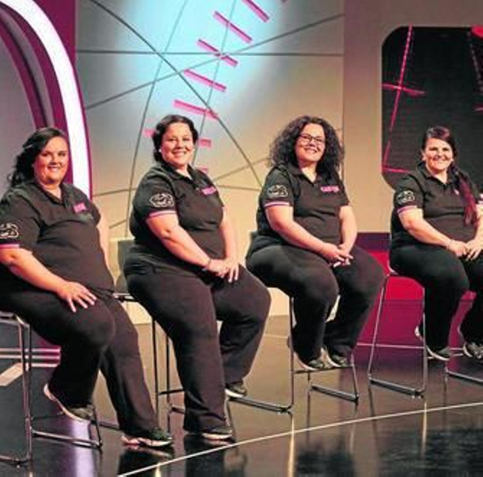 Varias participantes del programa de Canal Sur 'La Báscula'.