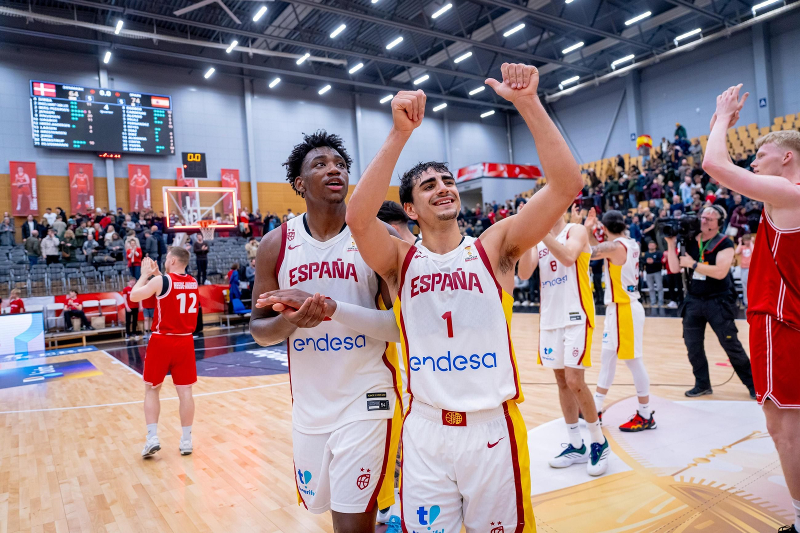 Las mejores fotos del Dinamarca-España de baloncesto