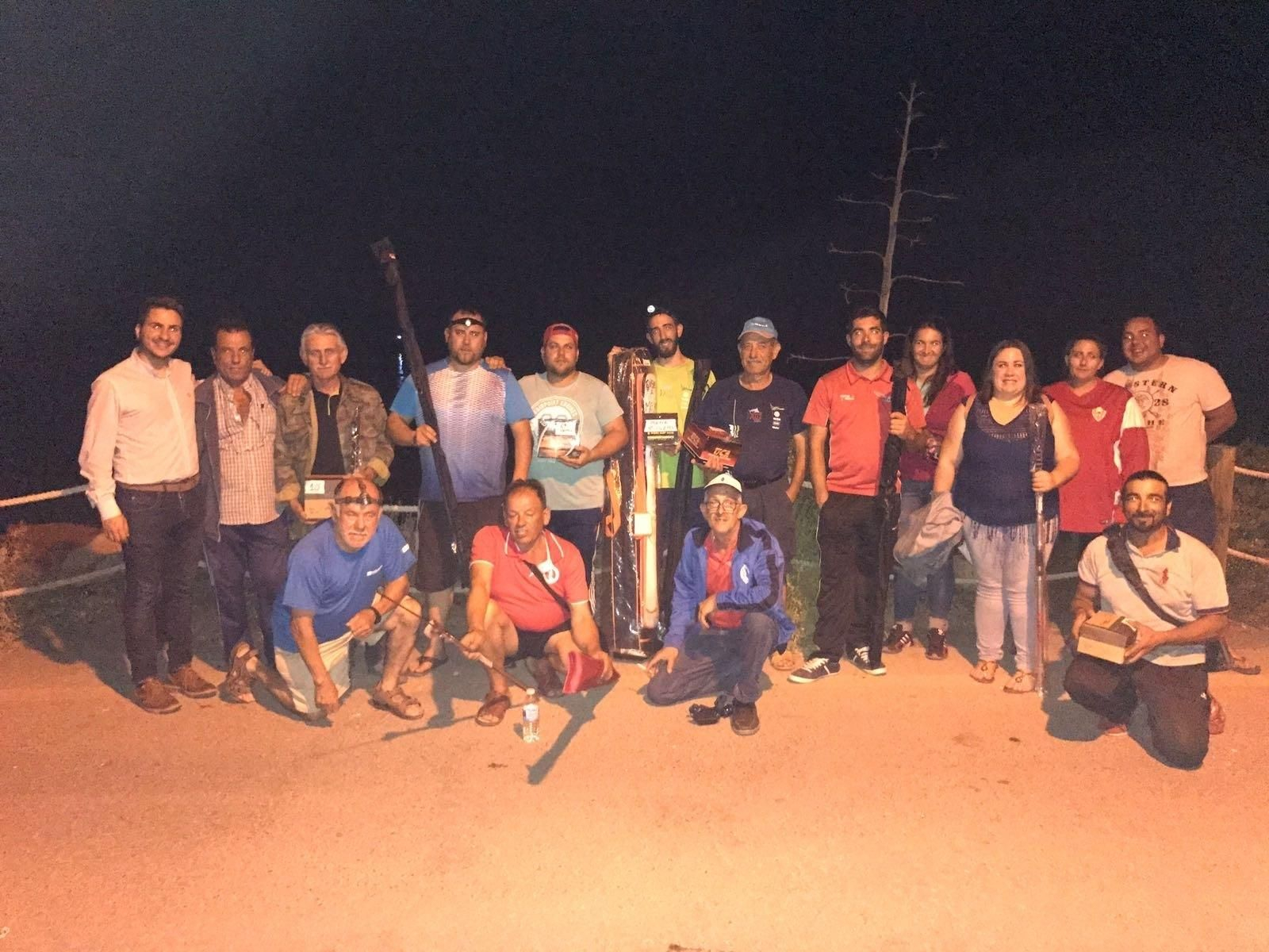 Participantes del Concurso de Pesca.