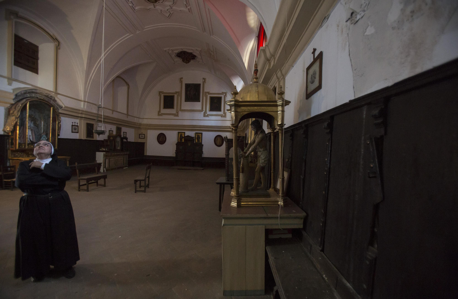 Desperfectos en el Convento de San Leandro