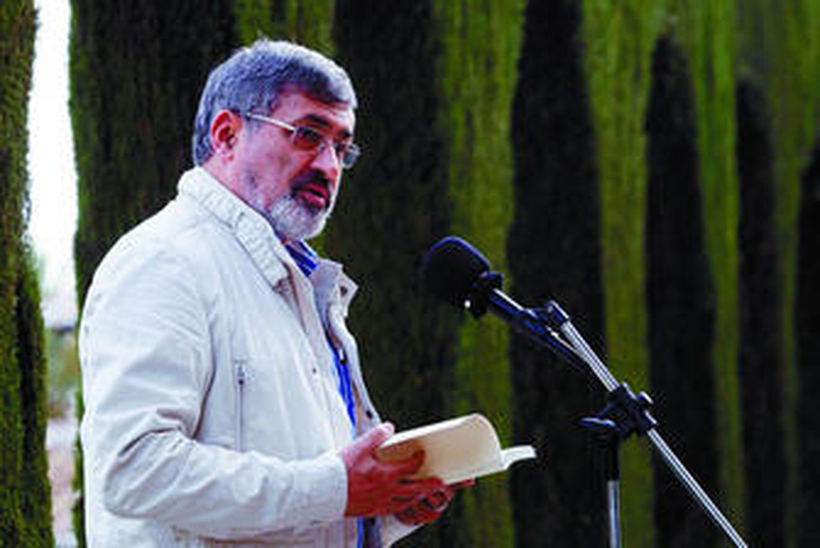 Talens, ayer, en el Carmen de la Victoria.