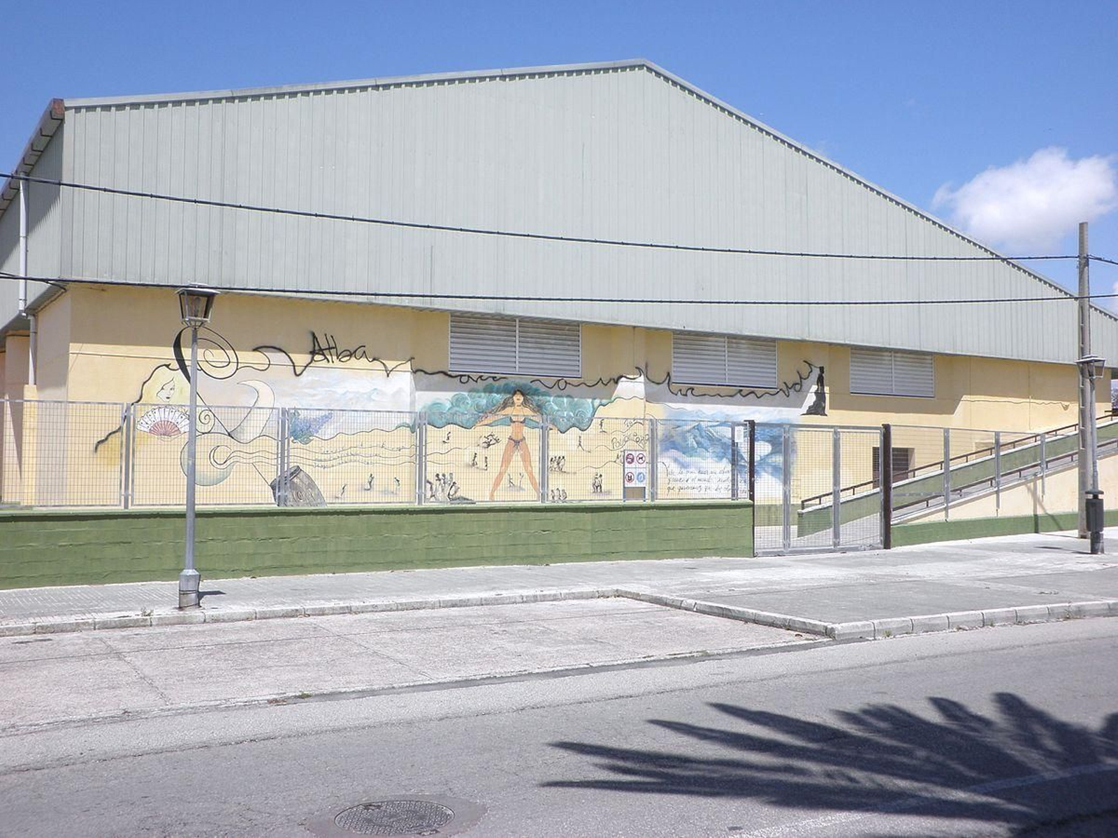 Una imagen del pabellón municipal en el que juega el Club de Baloncesto Portuense. Una imagen del pabellón municipal en el que juega el Club de Baloncesto Portuense.