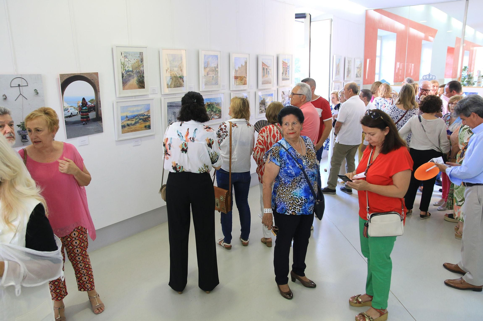 Público asistente a la exposición en el Centro de Interpretación Patrimonial.