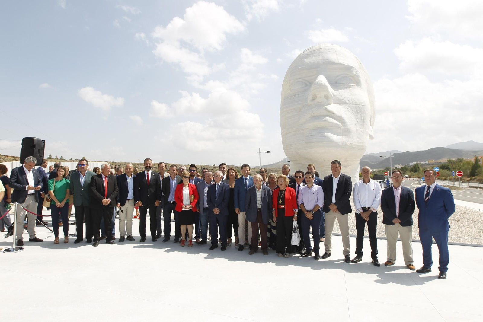 Inauguración escultura 'La Mujer del Almanzora'. Olula del Río