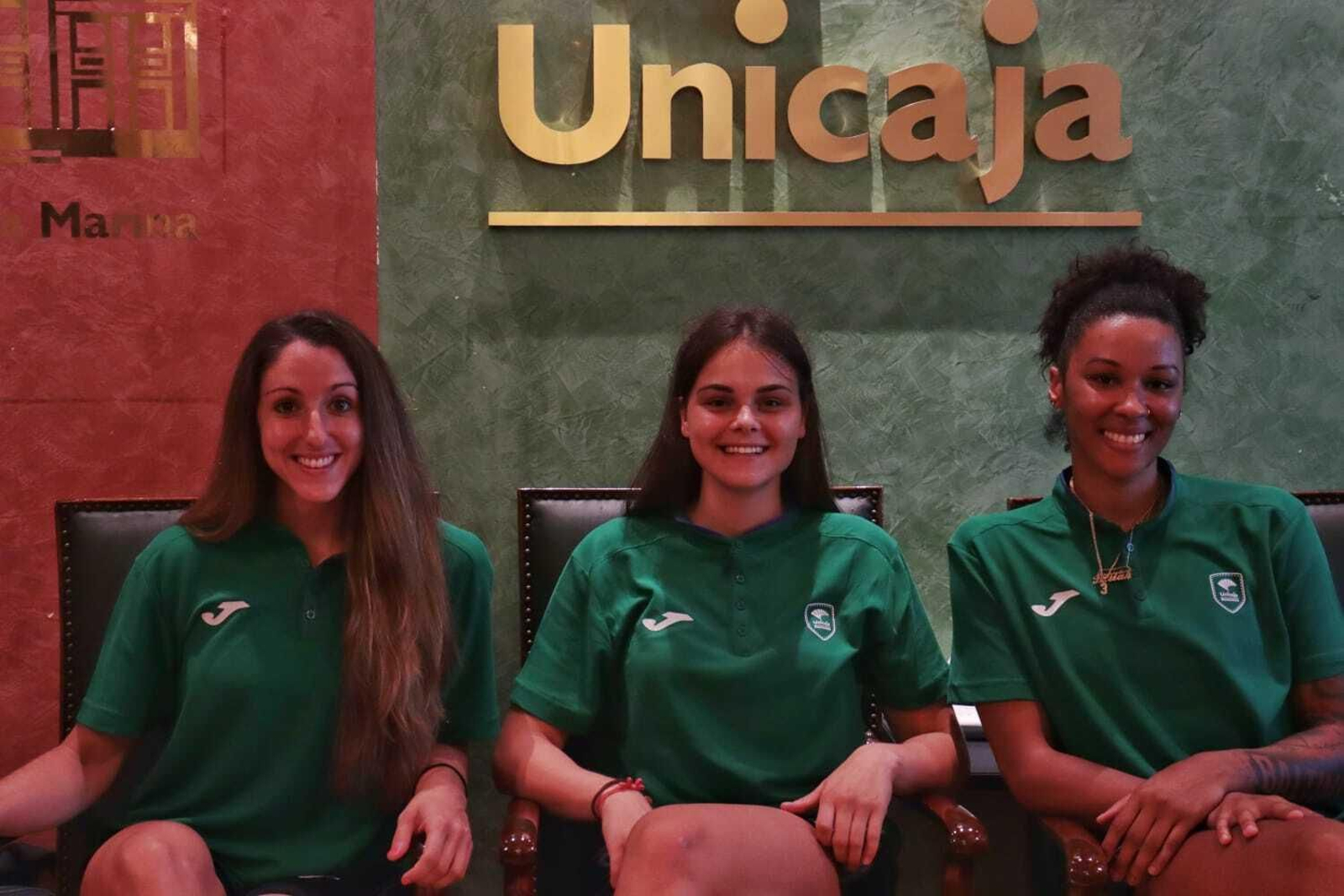Clara Cáceres, Wiktoria Keller y Akilah Bethel.