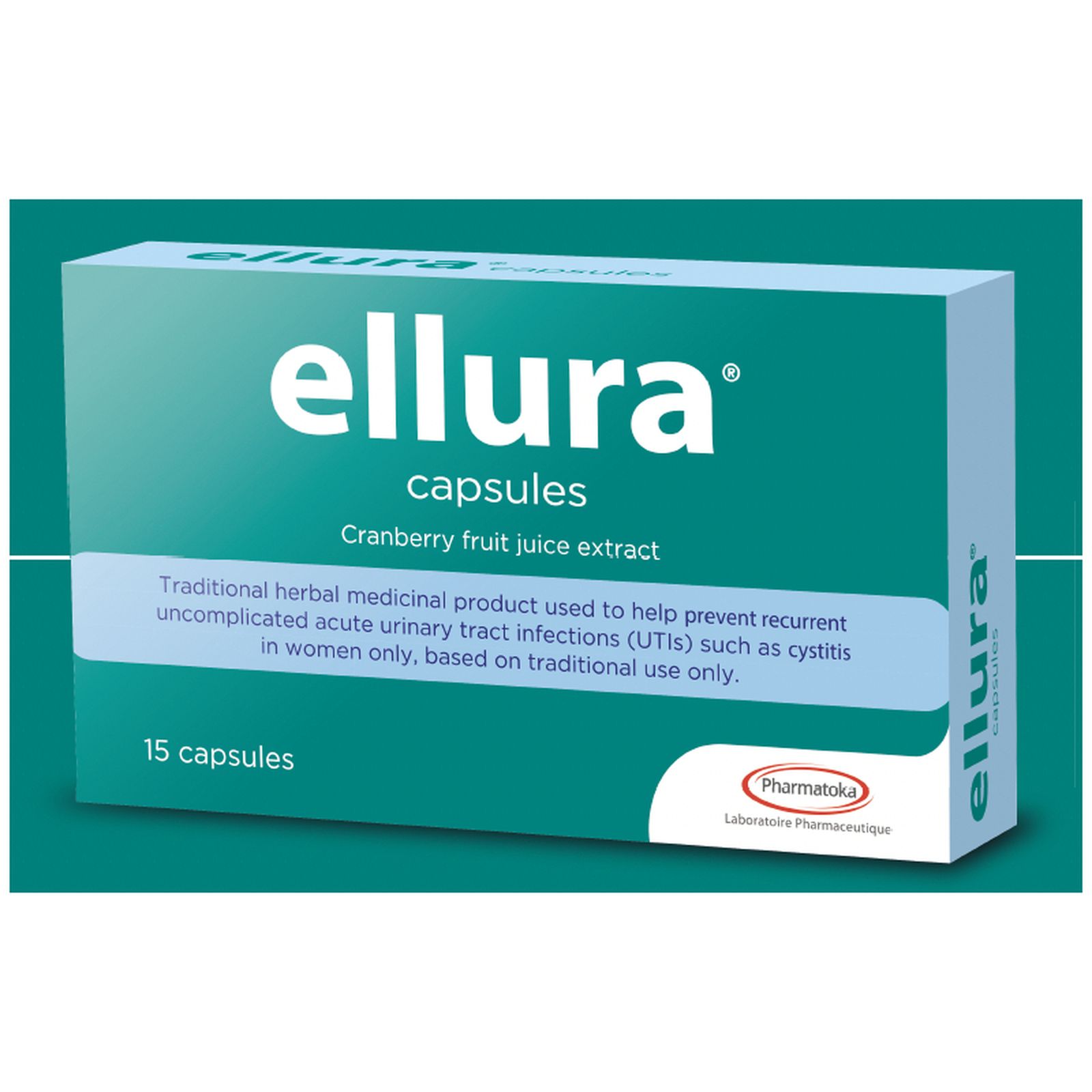 Una paquete de Ellura capsulas duras