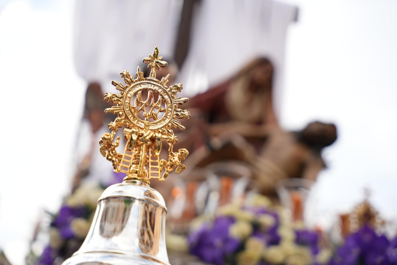 La procesión de Pasión en el Lunes Santo de Lucena