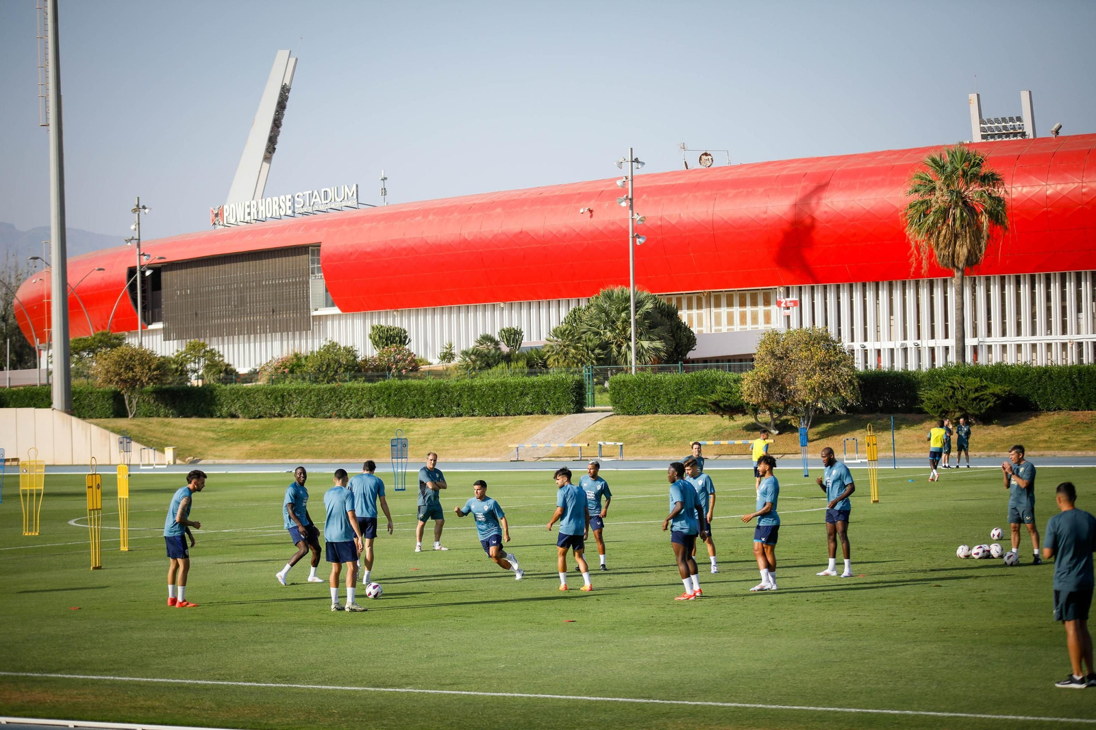Primer entrenamiento pretemporada del Almería, en imágenes