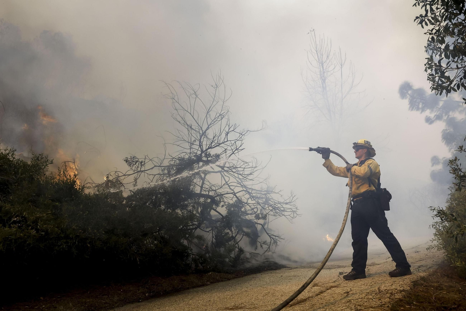 Las impactantes imágenes de los incendios de California