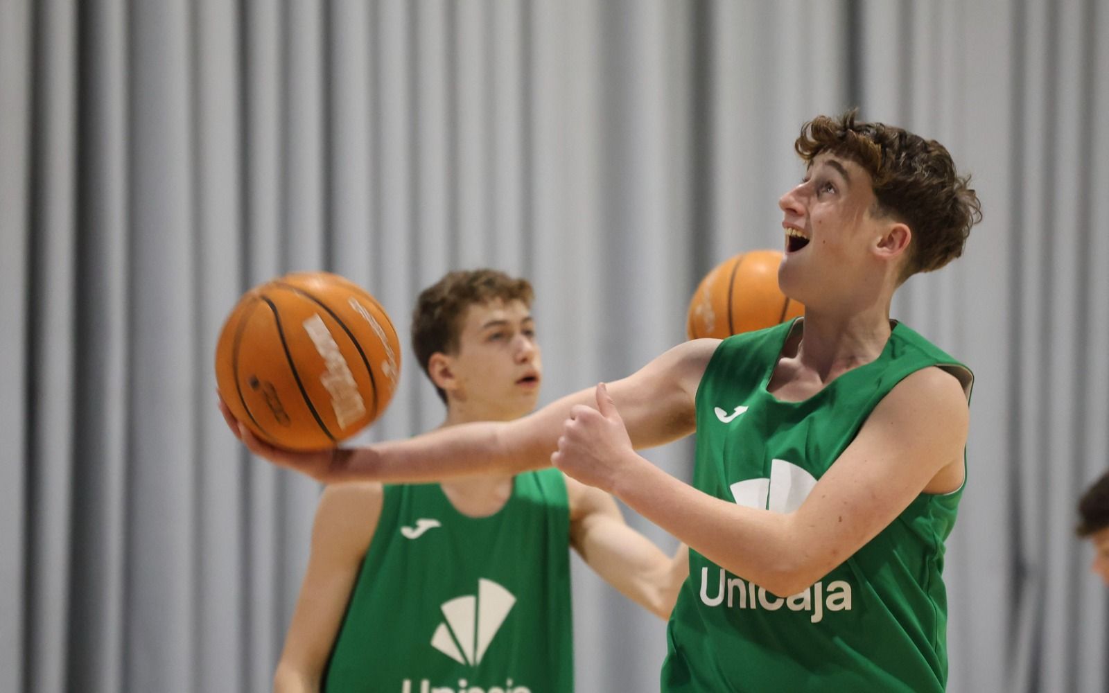 Ilusión, sonrisas y nervios en el Unicaja antes de la Minicopa