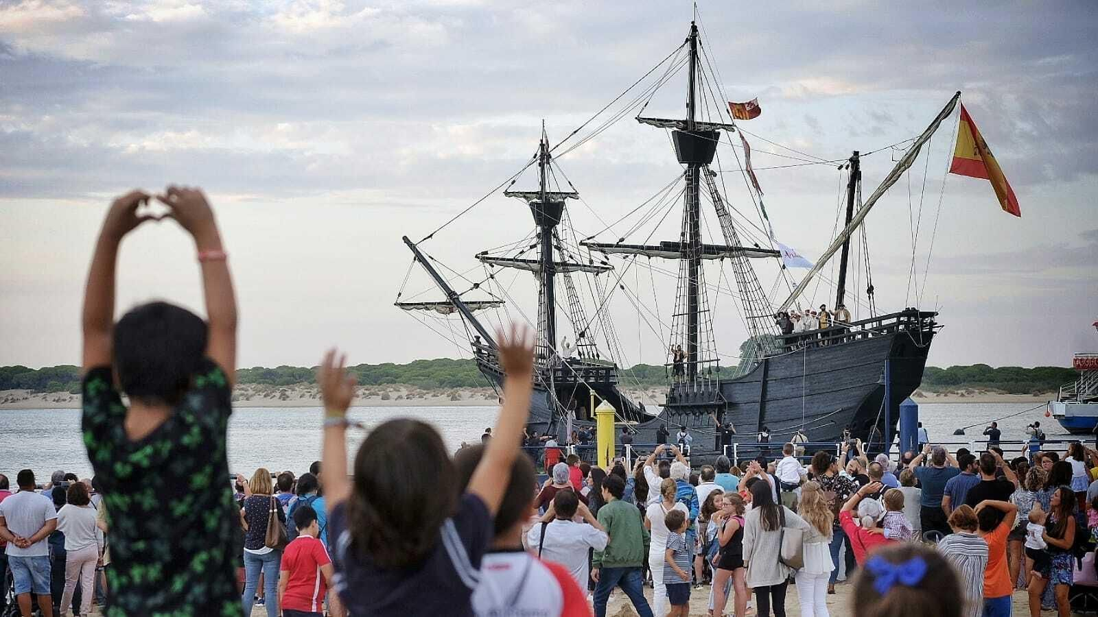 La fiesta de celebración del V Centenario en Sanlúcar