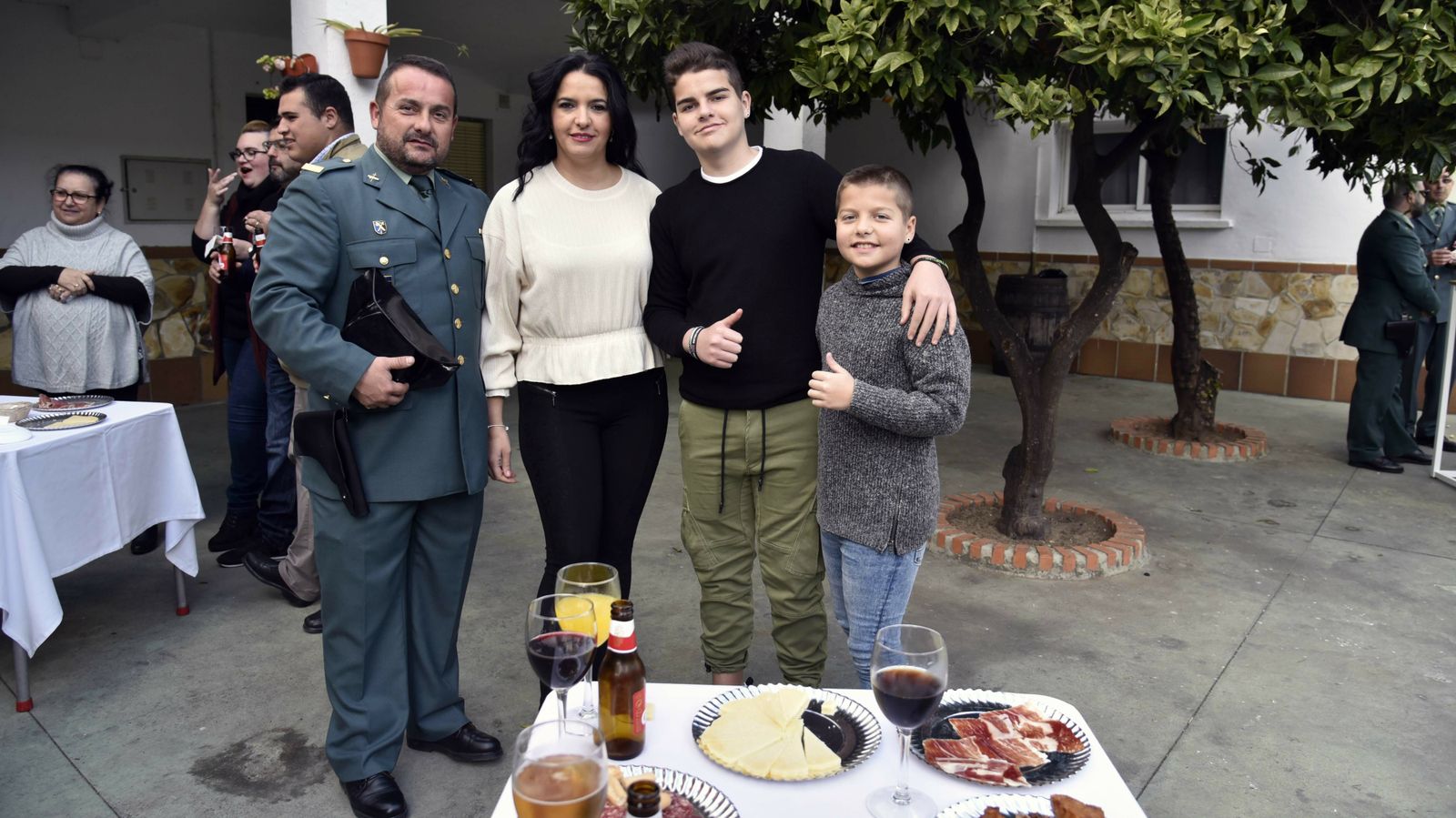 Las fotos del homenaje de Castellar a la Guardia Civil.