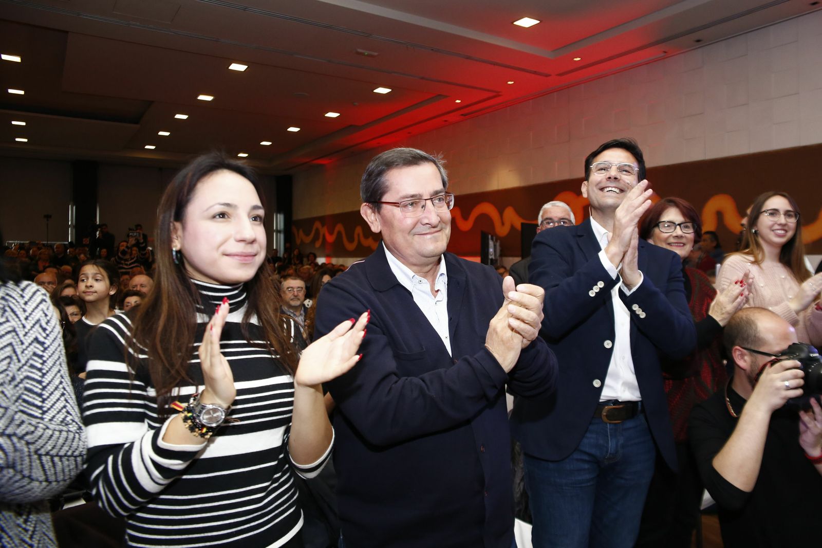 Las imágenes del inicio de la campaña del PSOE