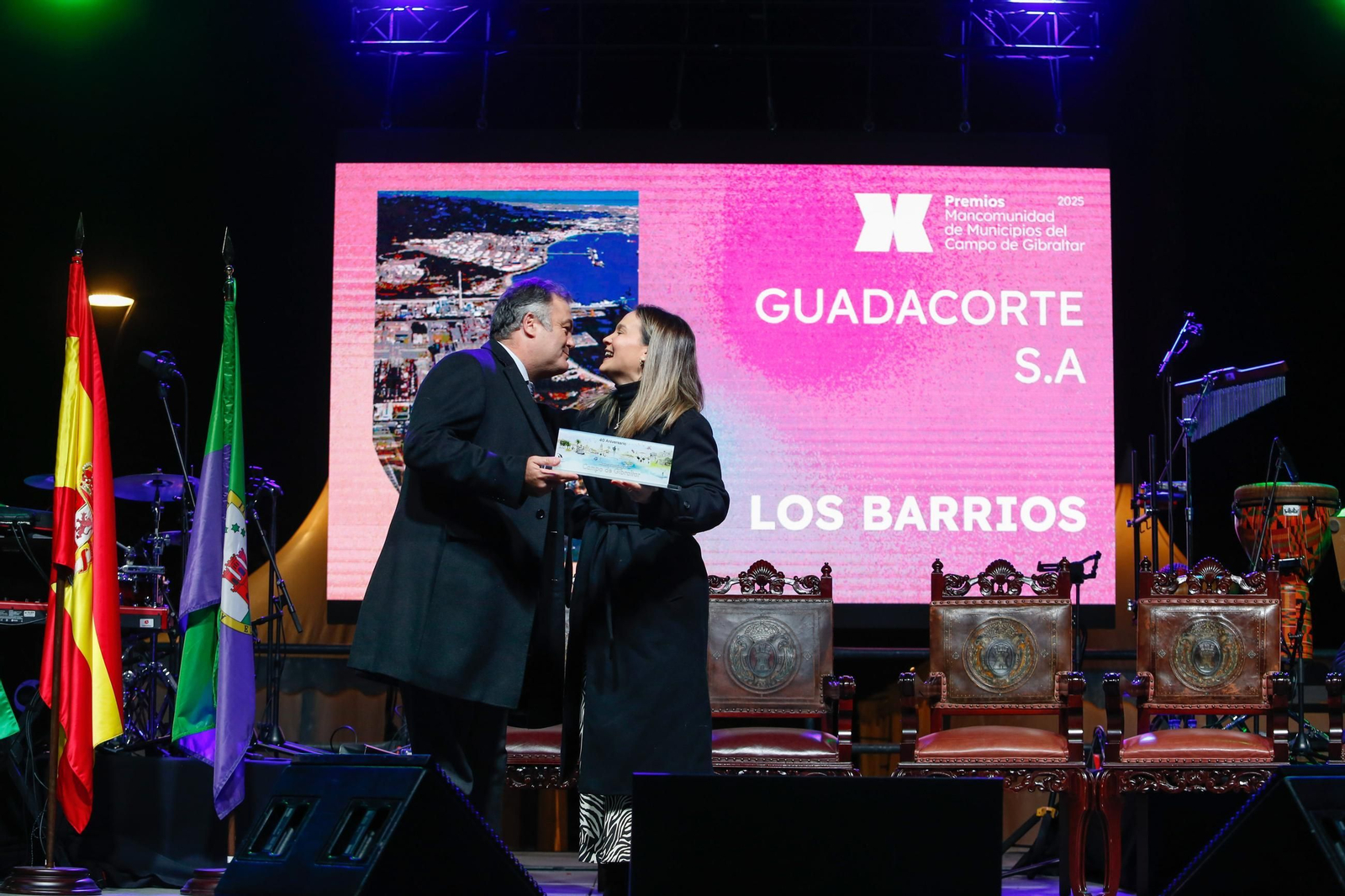 Las fotos de la entrega de los premios por el 40 aniversario de la Mancomunidad del Campo de Gibraltar