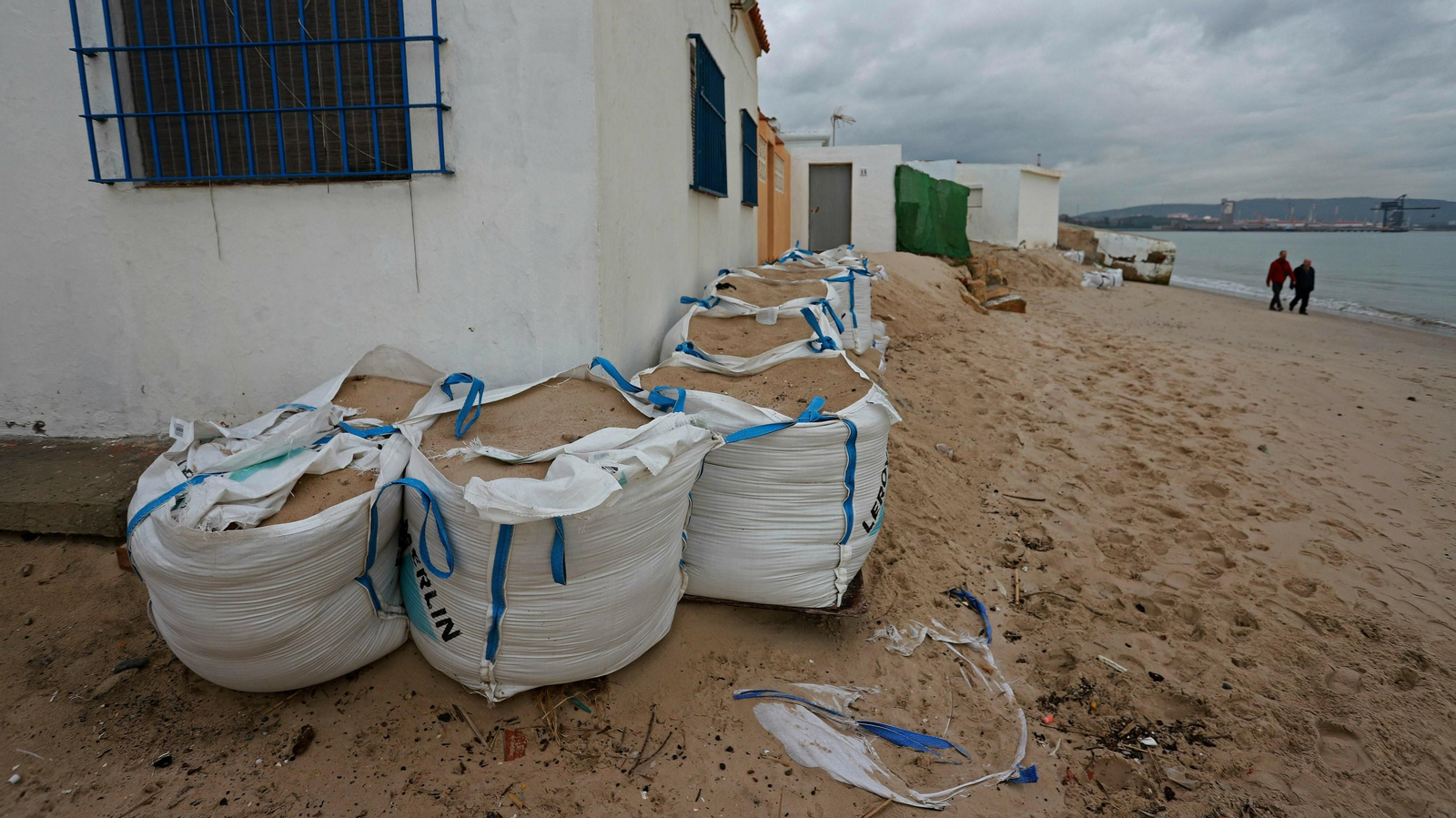 Pérdida de arena en la playa de El Rinconcillo