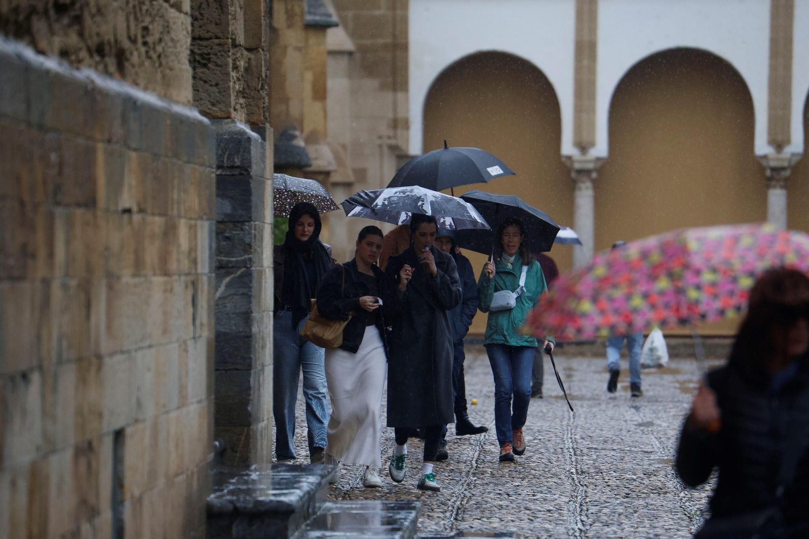 Los últimos coletazos de la borrasca Claudia a su paso por Córdoba