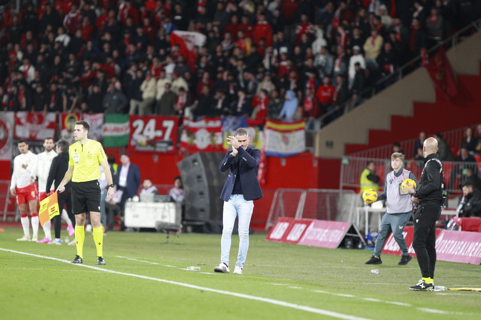 Las mejores imágenes del partido de fúbol U.D. Almería-Sevilla F.C.