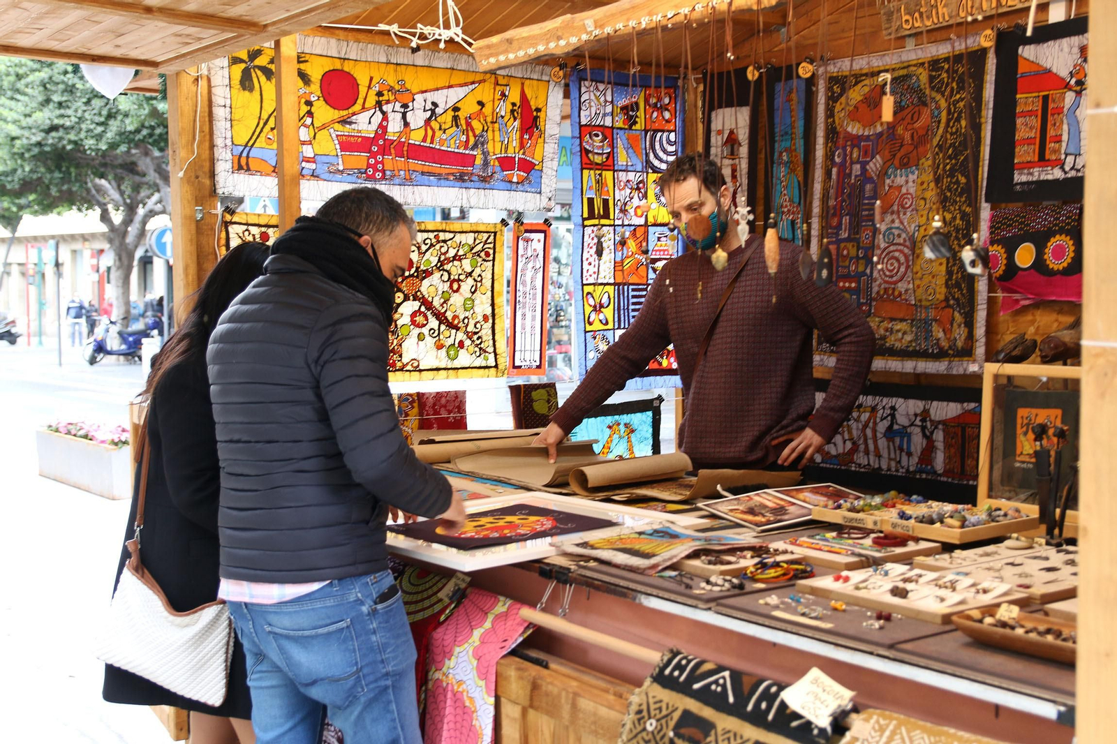 Mercadillo navideño.
