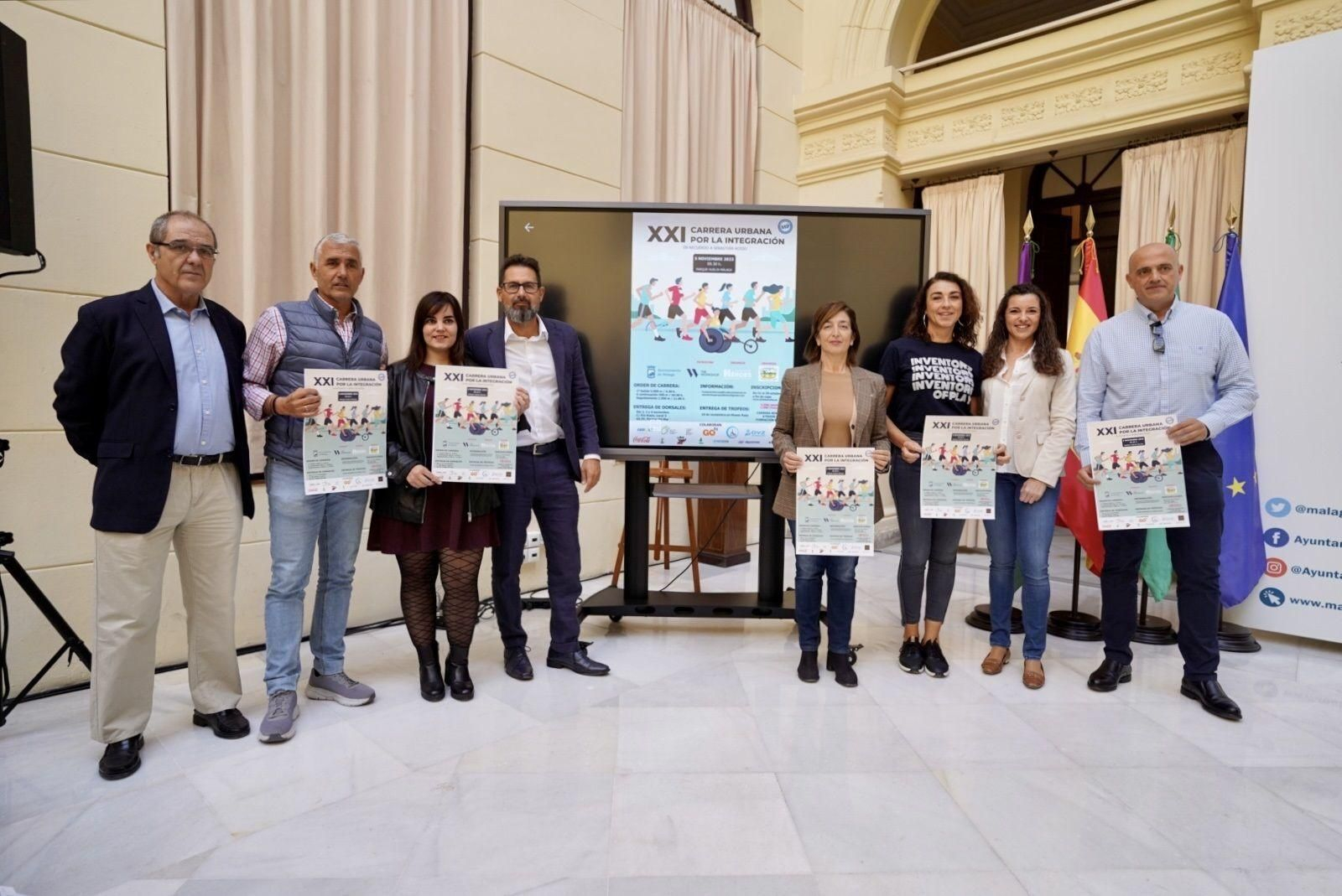Imagen de la presentación de la Carrera Urbana por la Integración