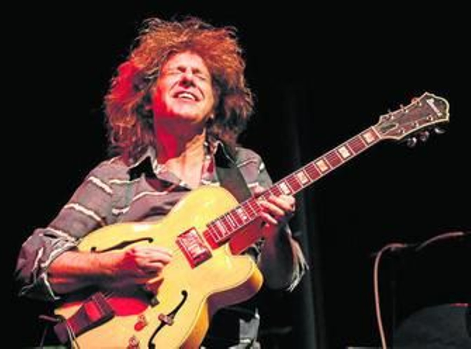 Pat Metheny, durante una actuación en Budapest, en octubre.