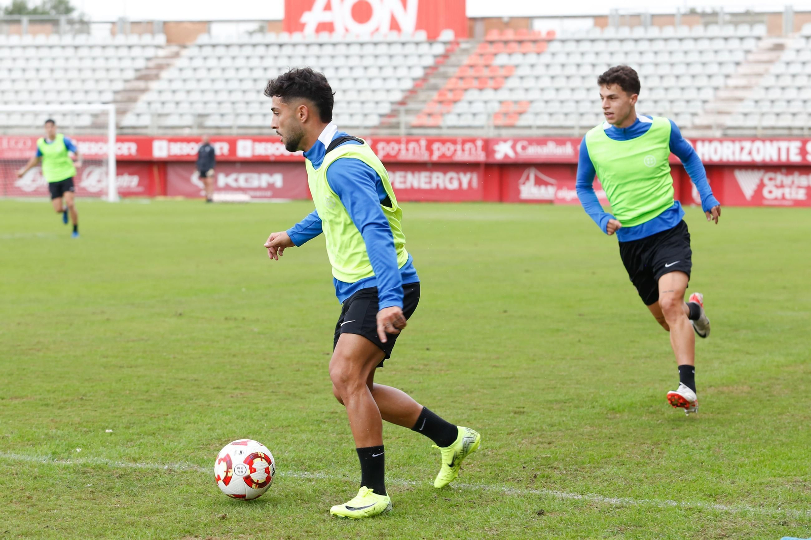 El entrenamiento del Algeciras CF antes de la visita al Recreativo de Huelva