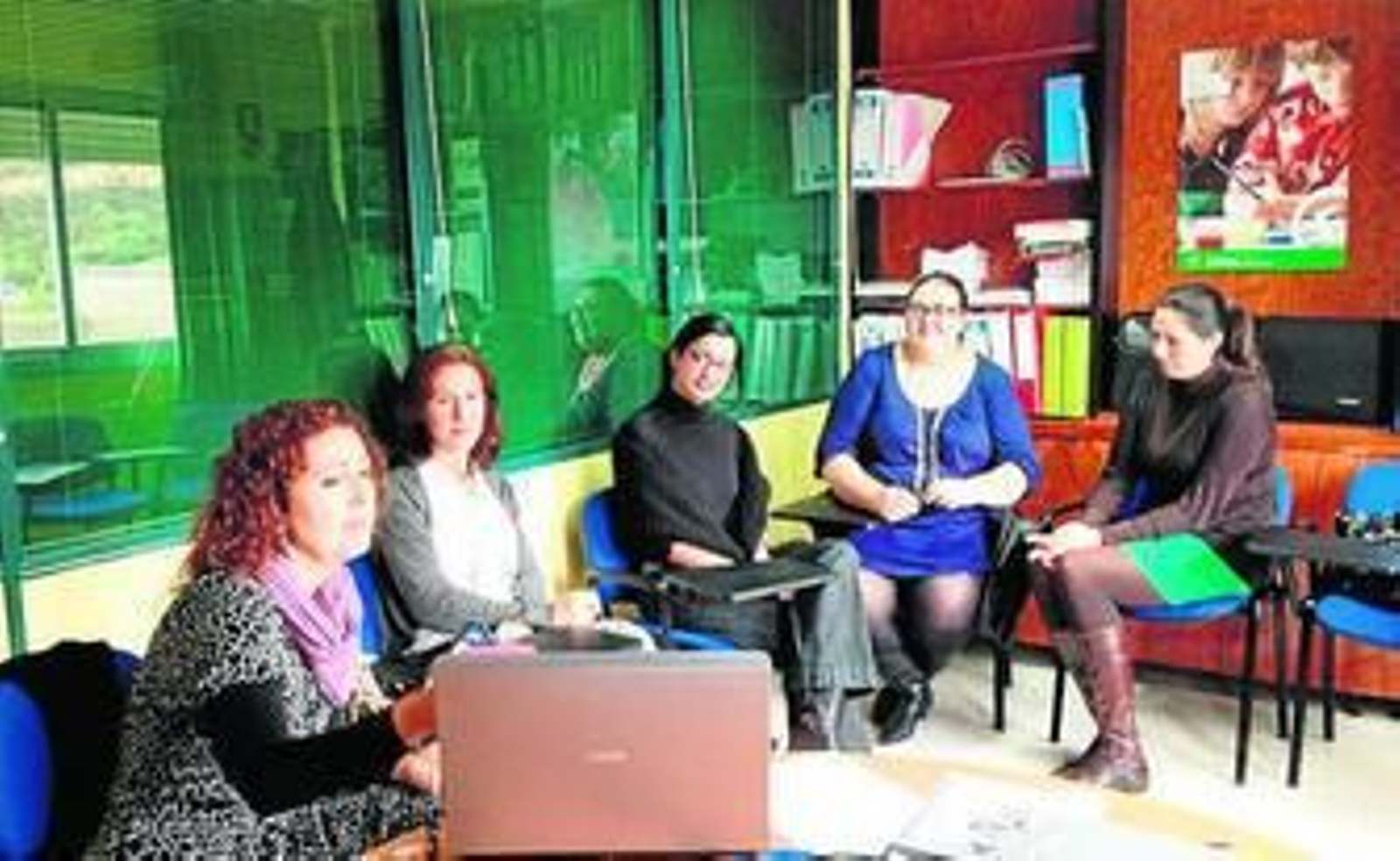 Imagen del encuentro celebrado ayer en el CADE.