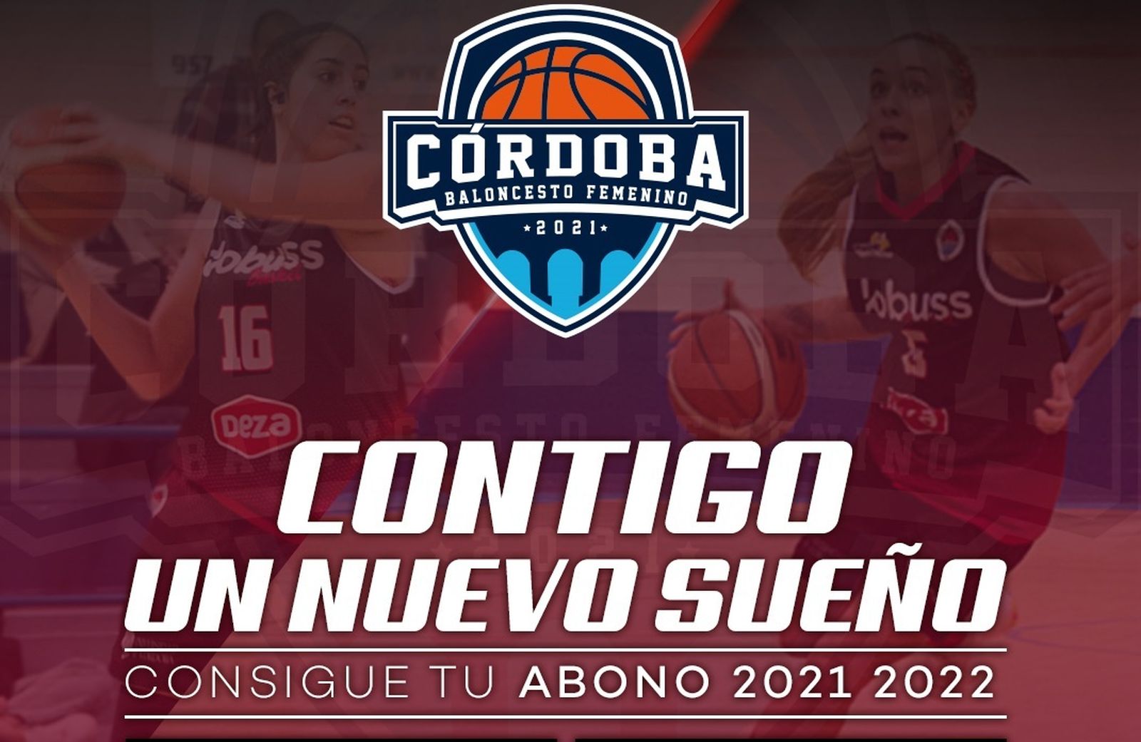 Cartel de la campaña de abonados del Milar Córdoba BF.