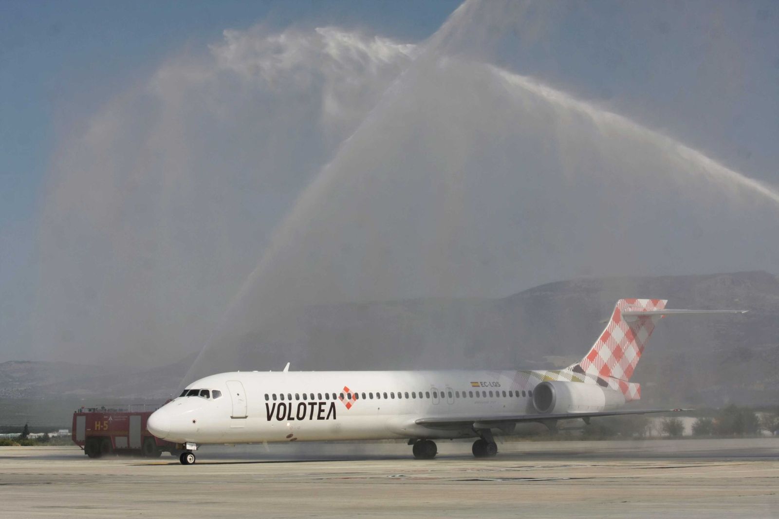 Un avión de Volotea.