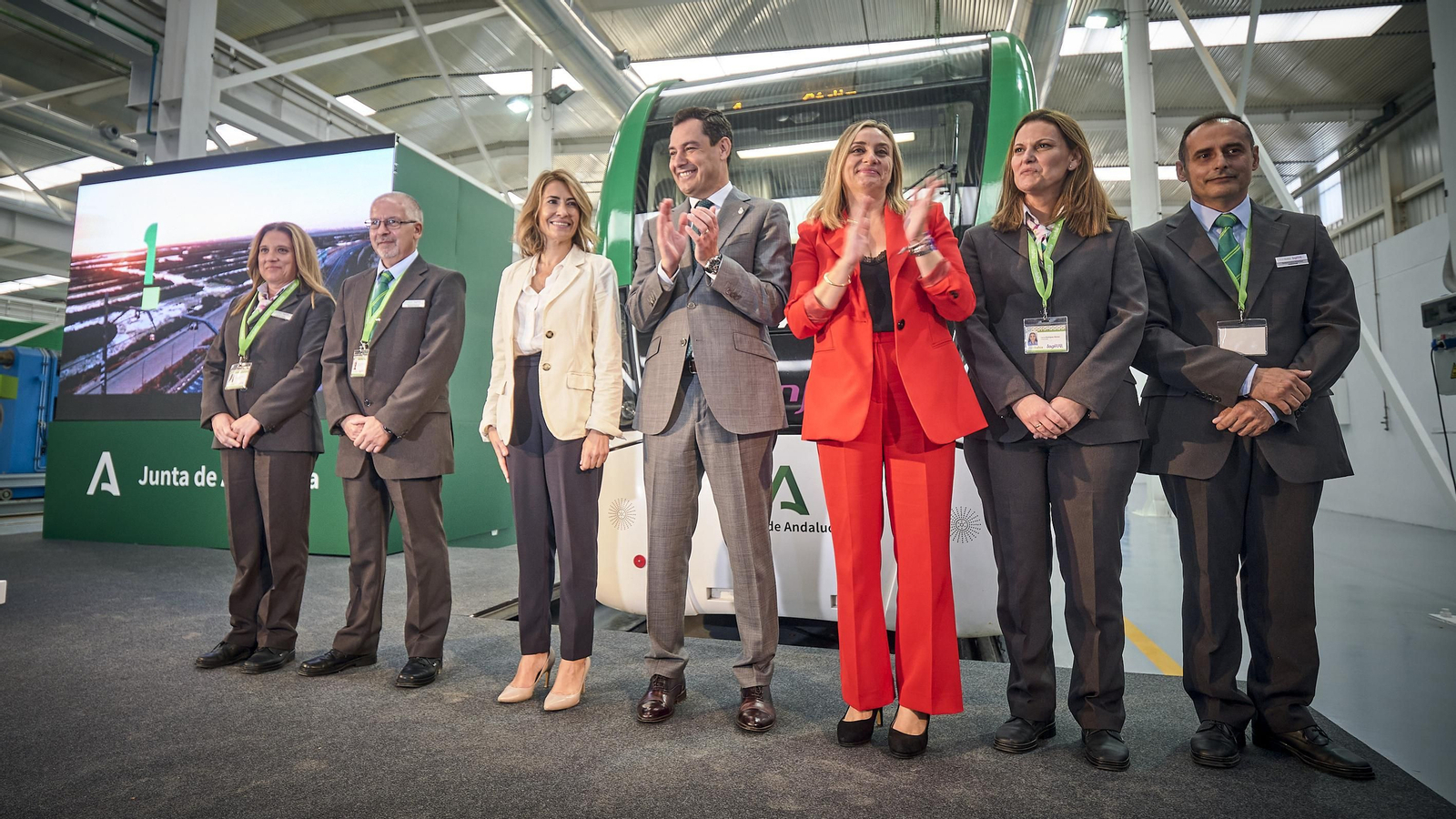 Viaje inaugural del tranvía Cádiz - Chiclana