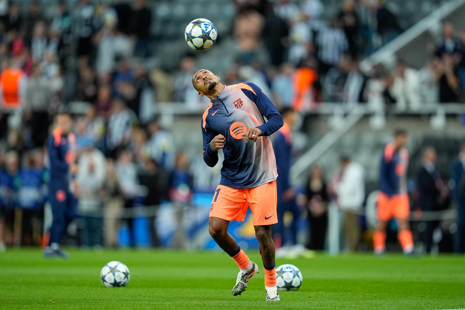 Las fotos del Newcastle-Barcelona