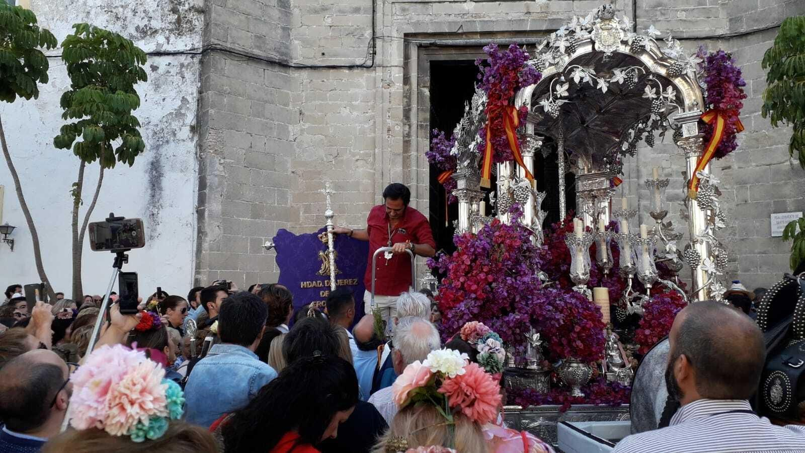 Las imágenes de la salida de la hermandad de Jerez al Rocío