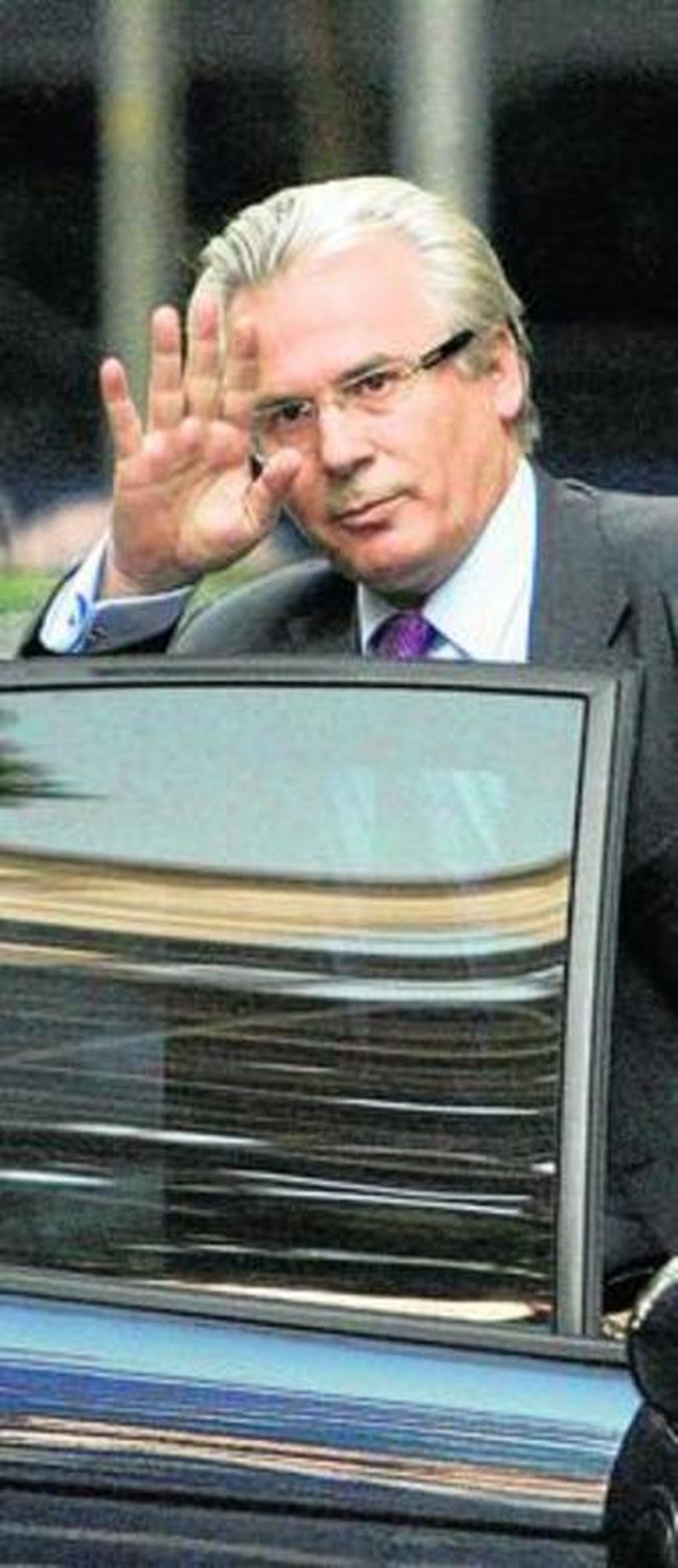 Garzón sale de la Audiencia Nacional, en una imagen reciente.