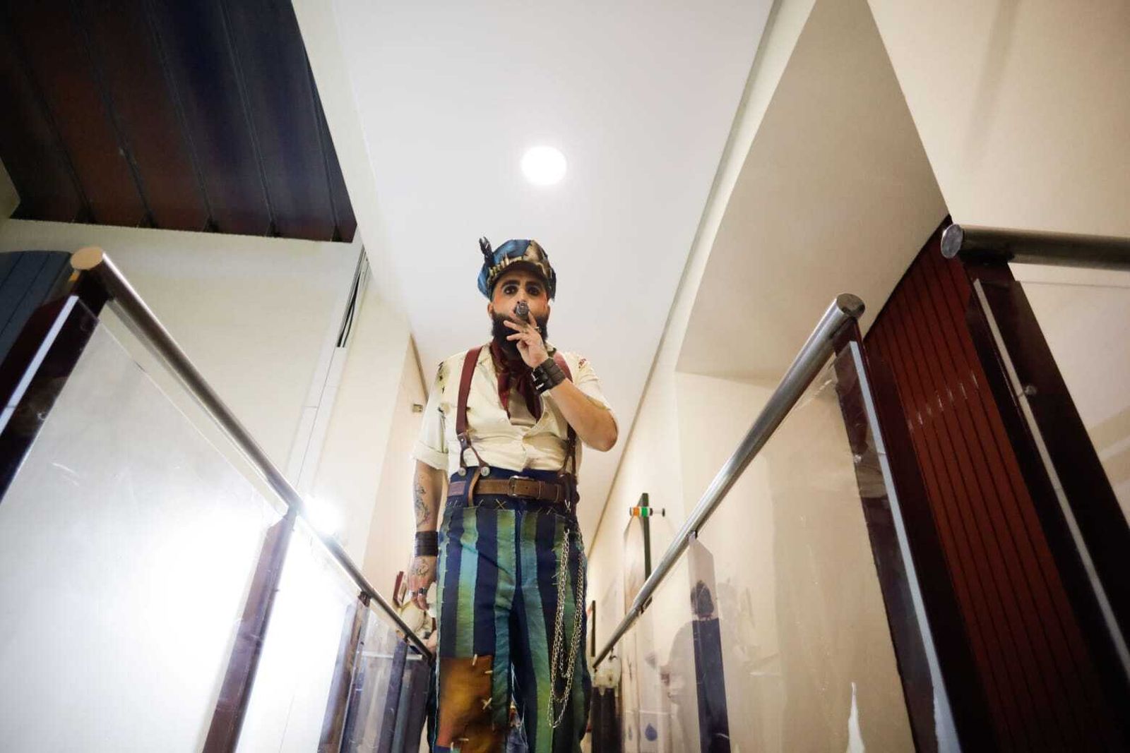 El ambiente en los camerinos del teatro