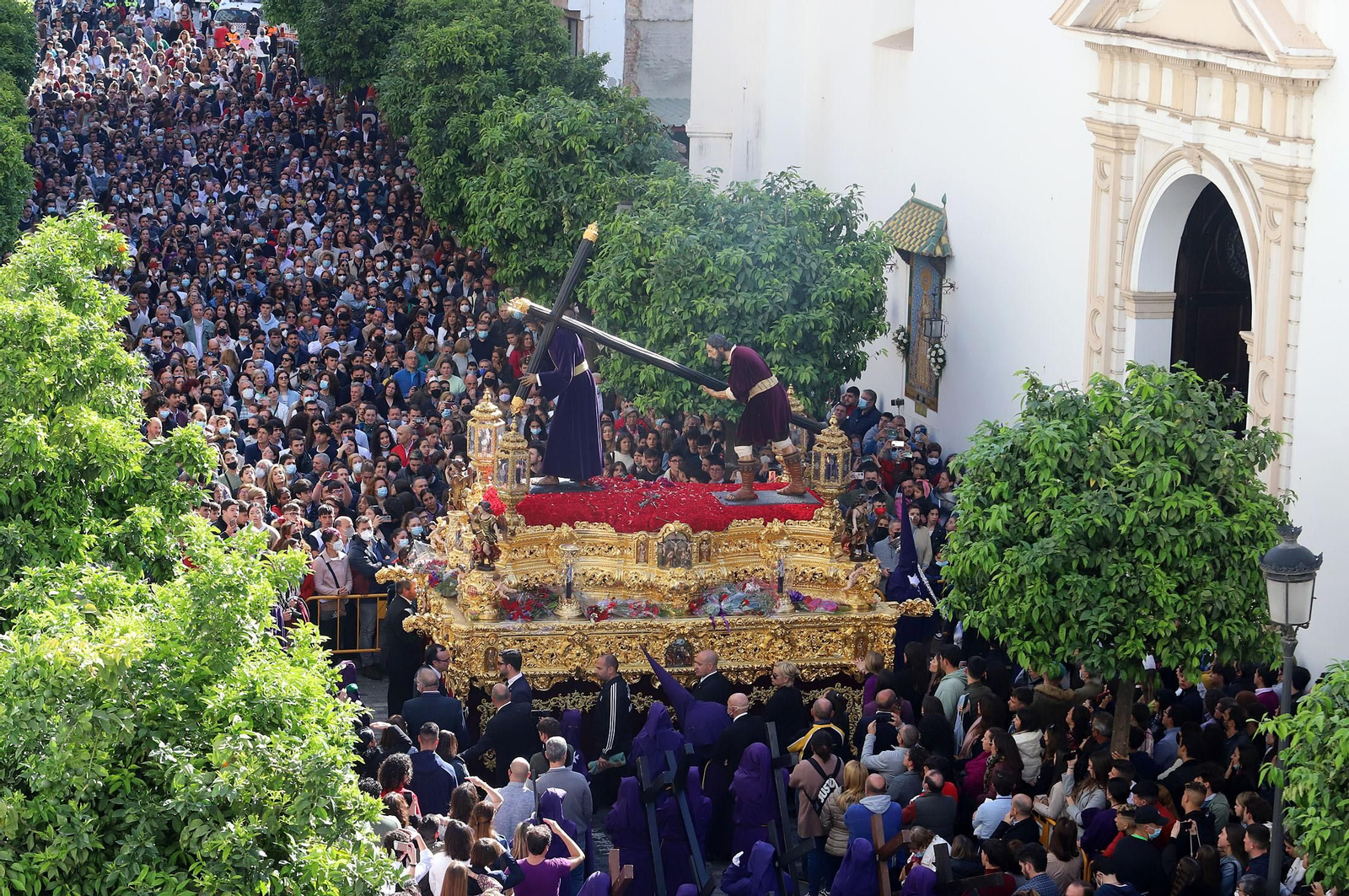 Imágenes del Nazareno en la madrugá de Huelva