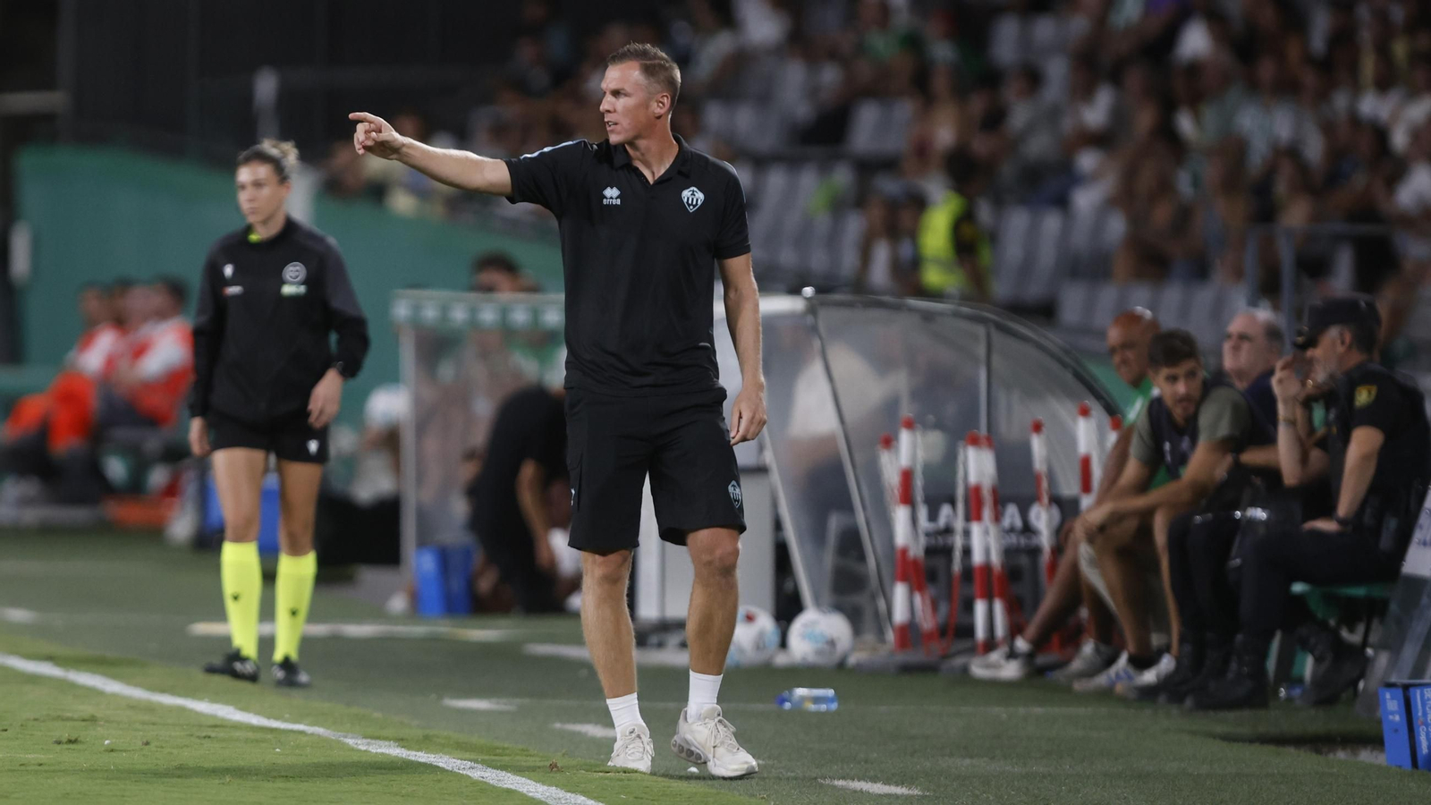 Johan Plat, el ya exentrenador del Castellón, en su reciente paso por El Arcángel.