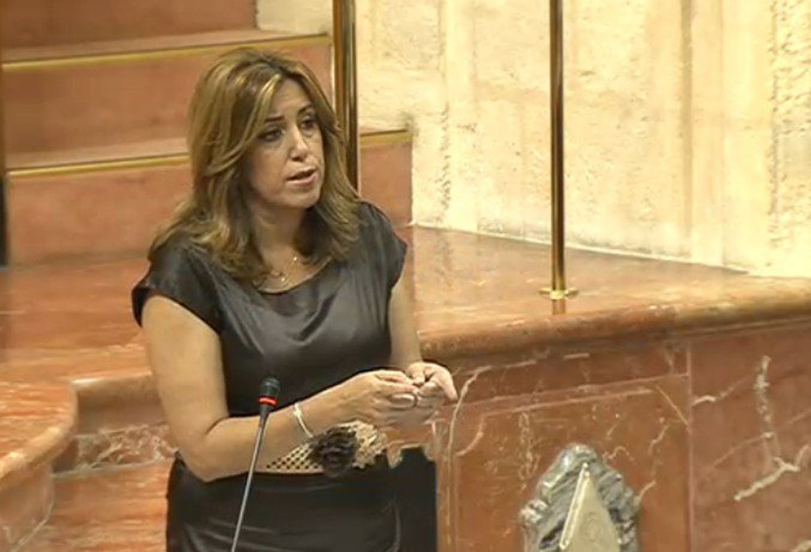 Susana Díaz en el Pleno.