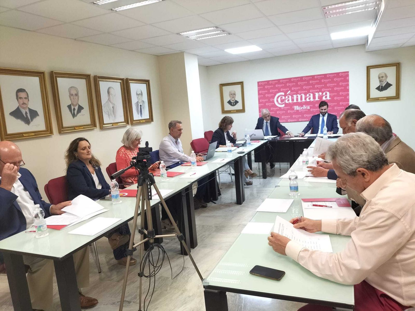 Imagen de archivo de un Pleno de la Cámara de Huelva.