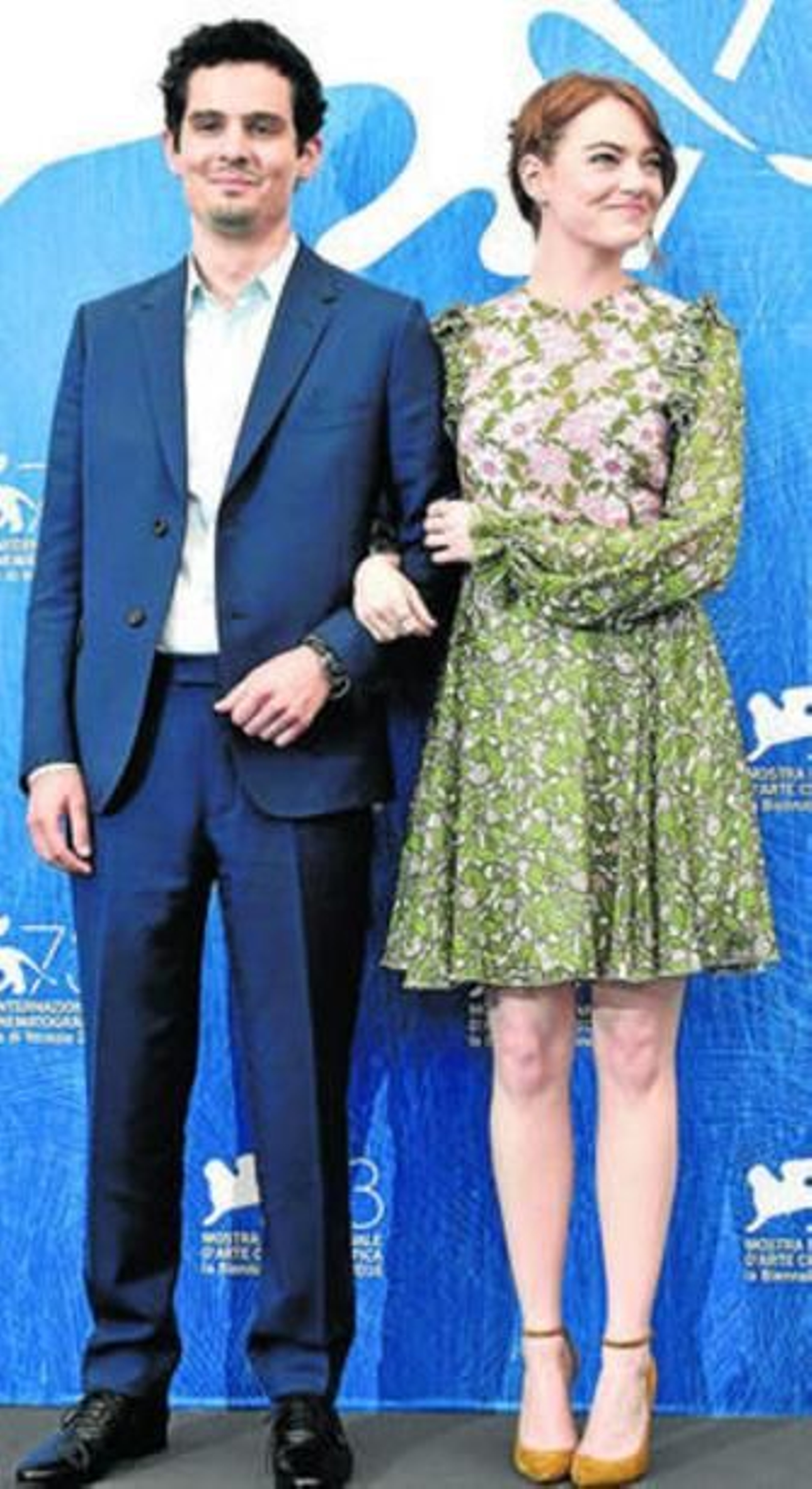 Damien Chazelle y Emma Stone.