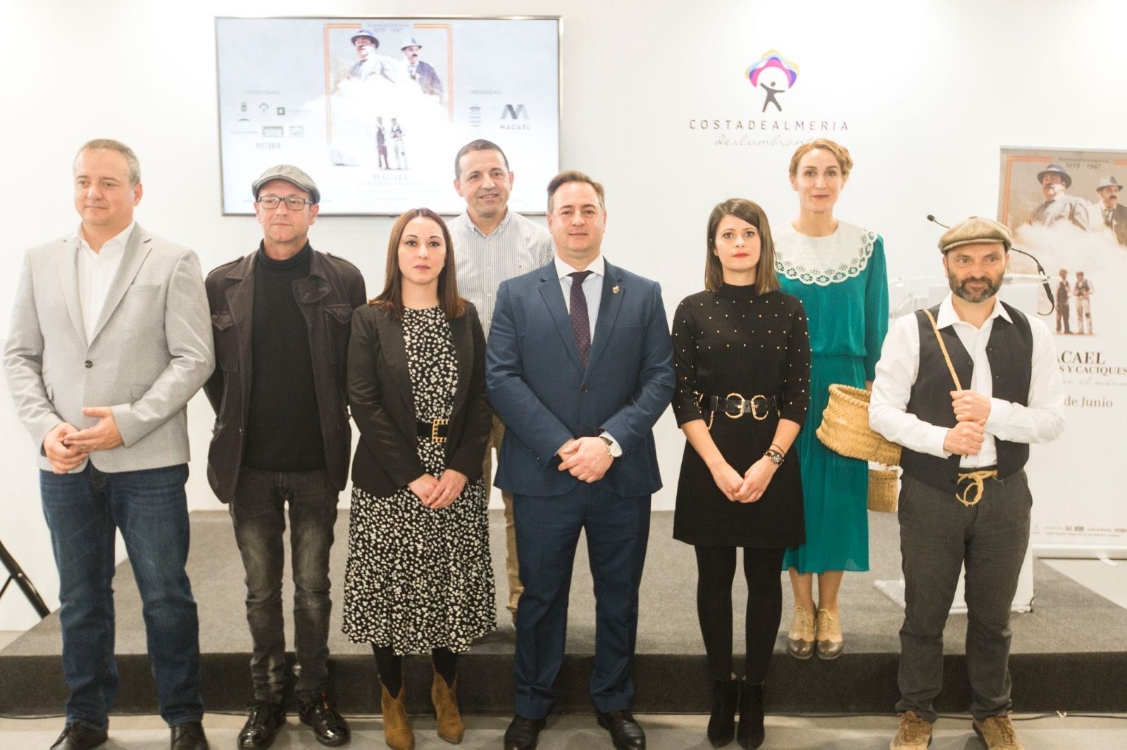 El alcalde de Macael, Raúl Martínez, tras la presentación de esta mañana.