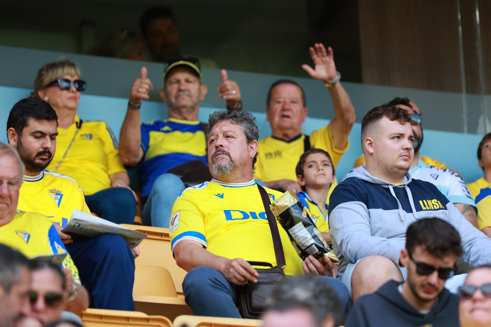 Búscate en las imágenes del Cádiz CF - Racing de Santander