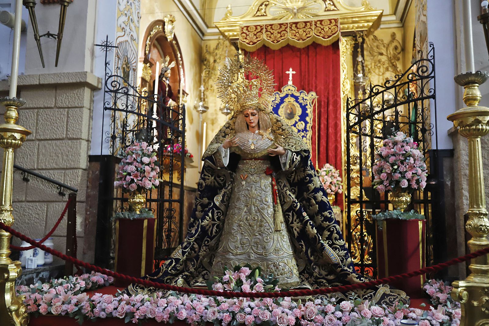 La Virgen de La Victoria regresa a la Parroquia del Sagrado Corazón de Jesús