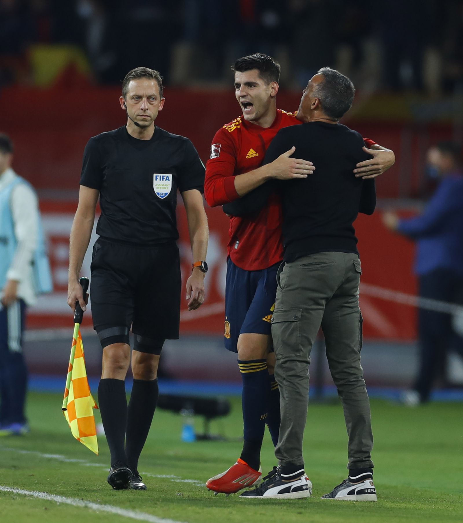 Las imágenes del España-Suecia